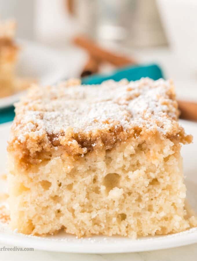 No Added Sugar Crumb Cake