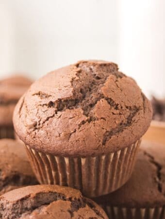 Sugar Free Brown Butter Chocolate Muffins