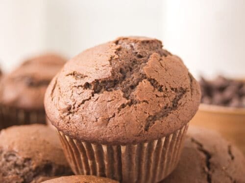 Sugar Free Brown Butter Chocolate Muffins