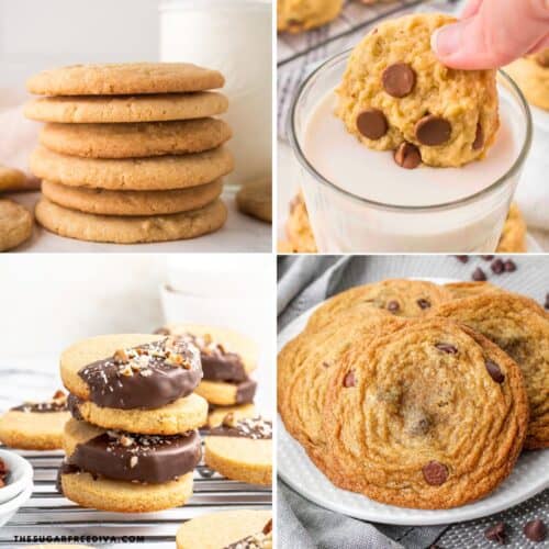 45 of the best Sugar Free Cookie Recipes! Deliciously guilt-free recipes perfect for keto, low-carb, or diabetic diets. Bake smarter, not sweeter.