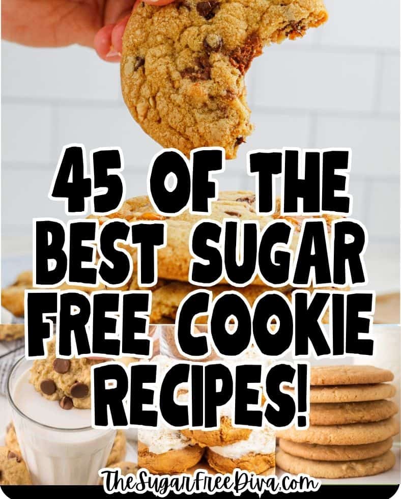 45 of the best Sugar Free Cookie Recipes! Deliciously guilt-free recipes perfect for keto, low-carb, or diabetic diets. Bake smarter, not sweeter.