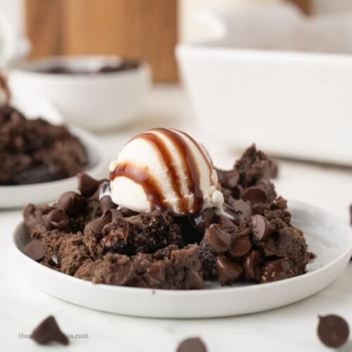 Sugar Free Chocolate Dump Cake