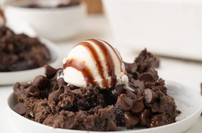 Sugar Free Chocolate Dump Cake