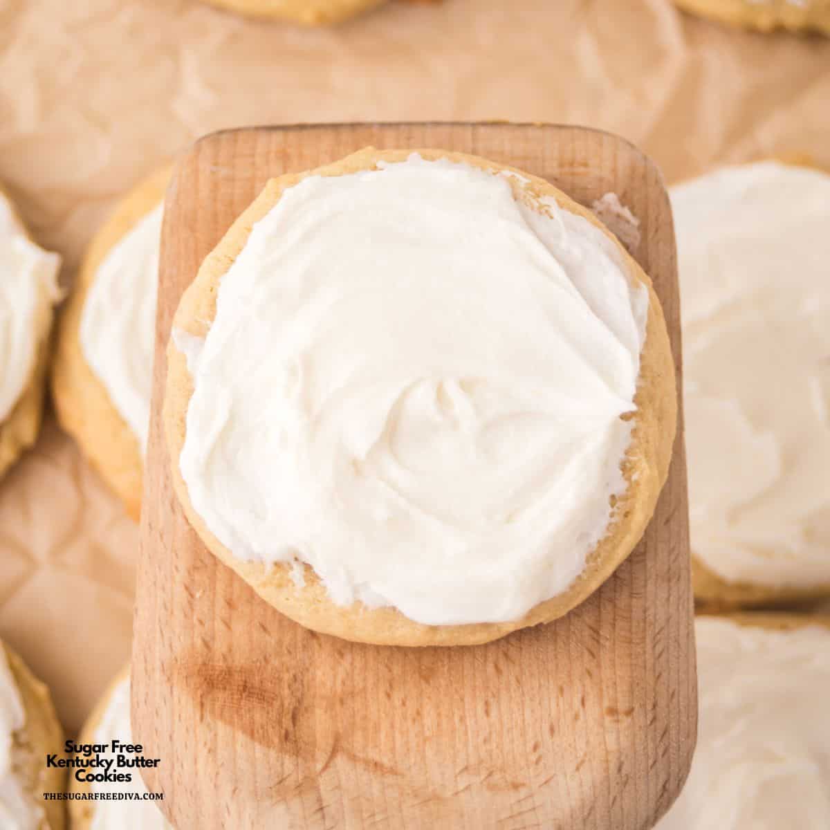 Sugar Free Kentucky Butter Cookies, a no added sugar cookie recipe for buttery soft cookies with a 3 ingredient glaze frosting. Sugar Free Kentucky Butter Cookies, a no added sugar cookie recipe for buttery soft cookies with a 3 ingredient glaze frosting.