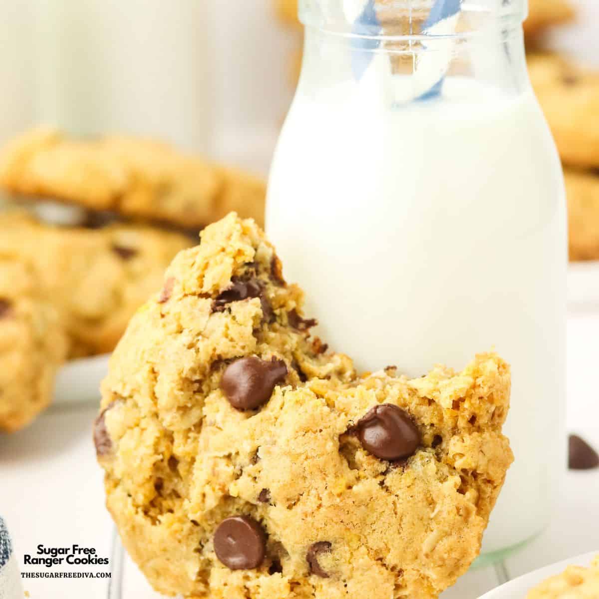 Sugar Free Ranger Cookies, get the recipe for hearty, chewy, and crunchy treats packed with oats, coconut, cornflakes, and chocolate chips. Sugar Free Ranger Cookies, get the recipe for hearty, chewy, and crunchy treats packed with oats, coconut, cornflakes, and chocolate chips.