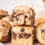 Sugar Free Chocolate Chip Brioche Rolls