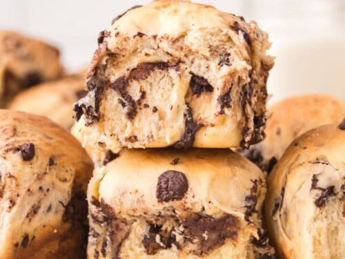 Sugar Free Chocolate Chip Brioche Rolls