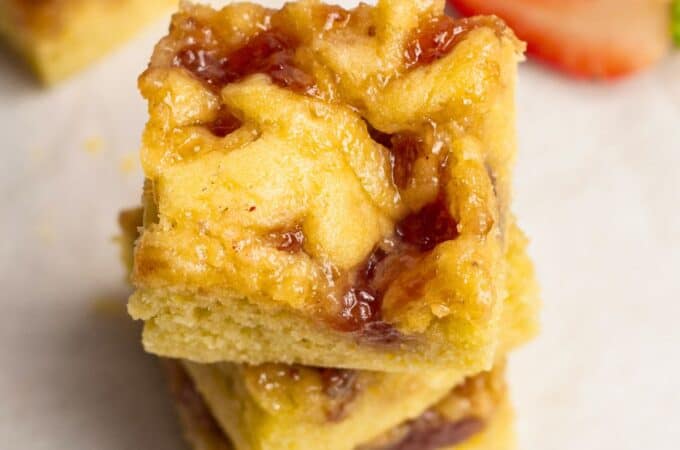 Sugar Free Strawberry Jam Cake