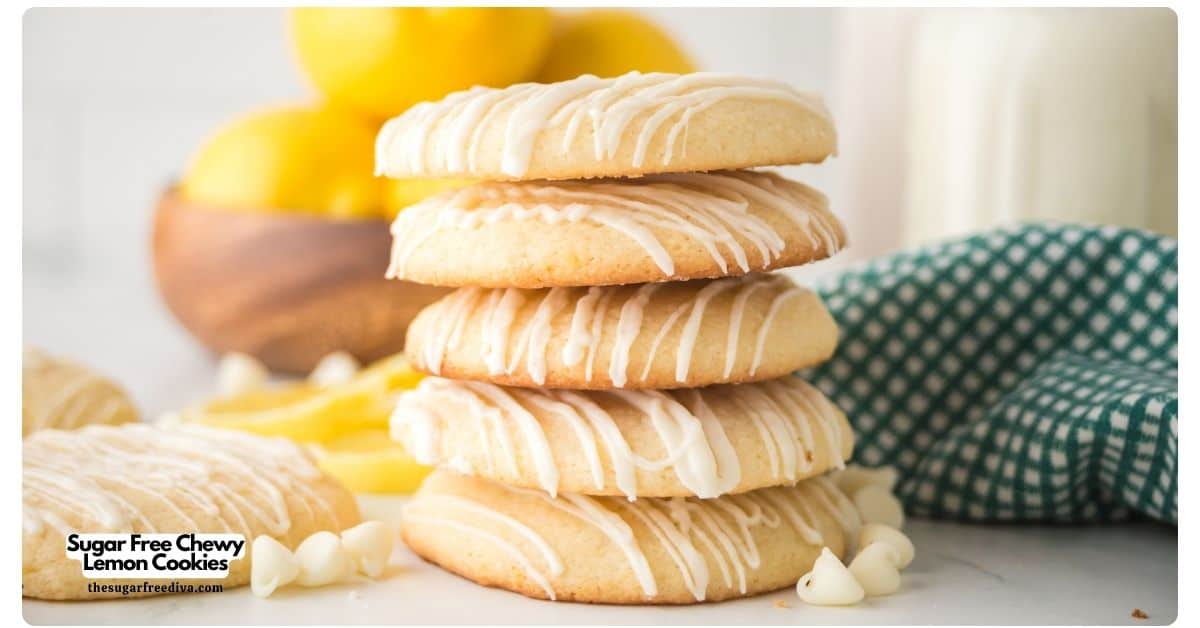 Sugar Free Chewy Lemon Cookies- the ultimate no added sugar recipe for chewy cookies! Easy, soft, fudgy, and packed with citrus flavor Sugar Free Chewy Lemon Cookies- the ultimate no added sugar recipe for chewy cookies! Easy, soft, fudgy, and packed with citrus flavor