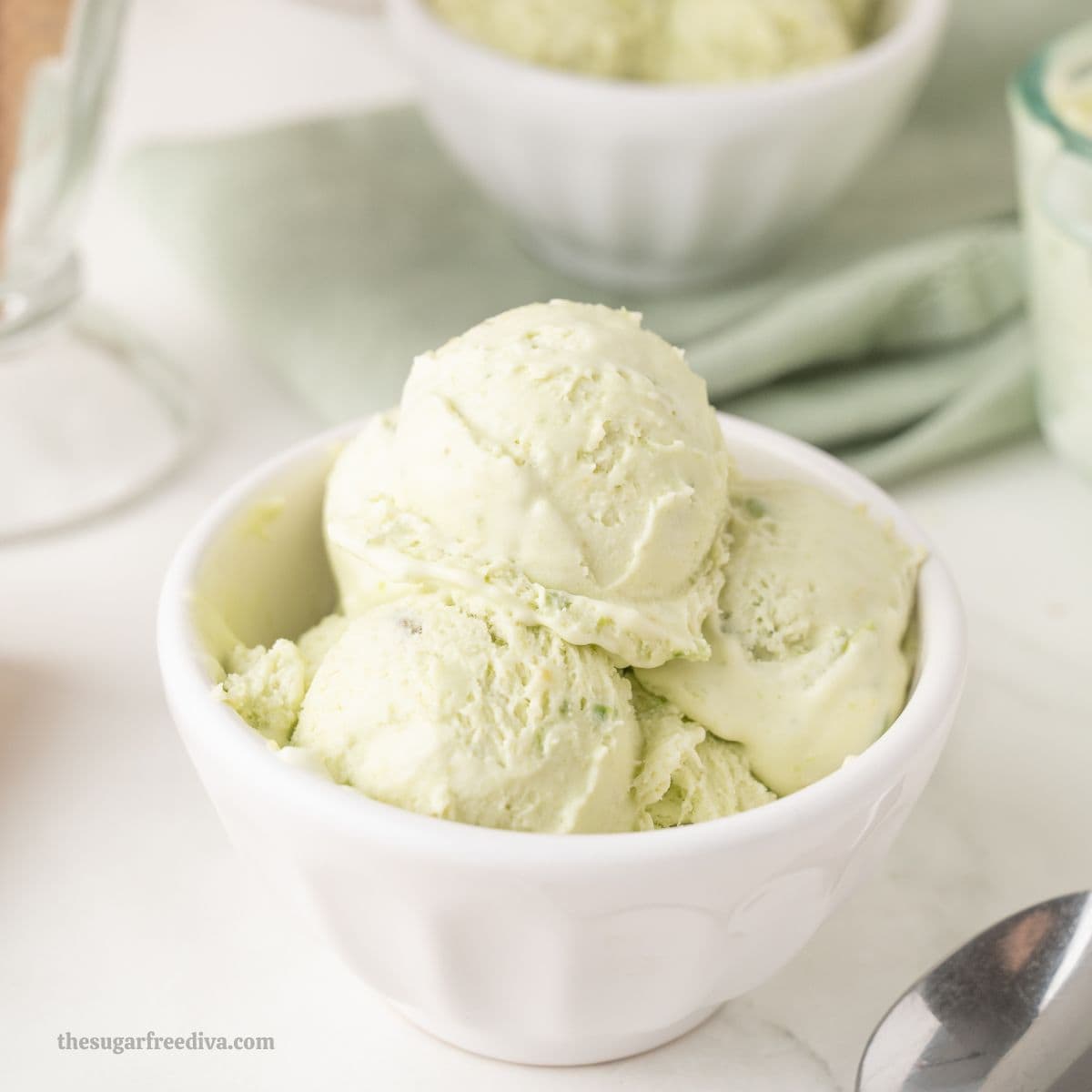 Sugar Free Avocado Ice Cream, a simple 5 ingredients no added sugar dessert recipe for rich, velvety, no churn ice cream. Sugar Free Avocado Ice Cream, a simple 5 ingredients no added sugar dessert recipe for rich, velvety, no churn ice cream.
