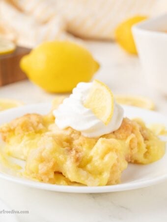 Sugar Free Lemon Cream Cheese Dump Cake