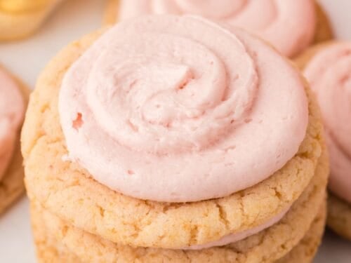 Sugar Free Pink Lemonade Cookies