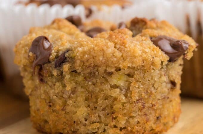 Easy Sugar Free Banana Nut Muffins with Almond Flour (gluten free)