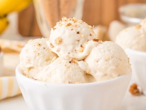 Sugar Free Banana Ice Cream (no churn)