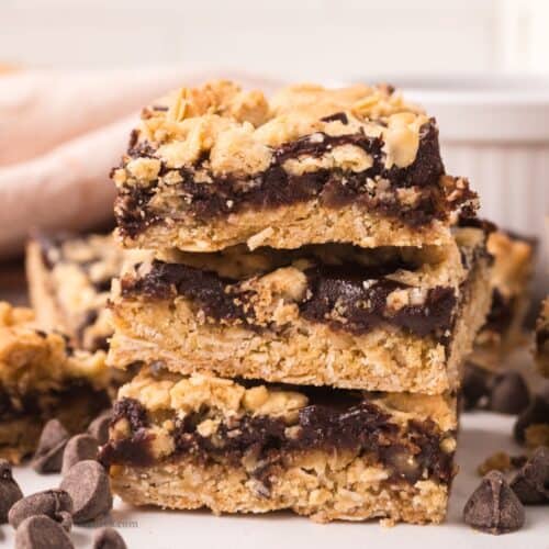 Sugar Free Oatmeal Fudge Bars