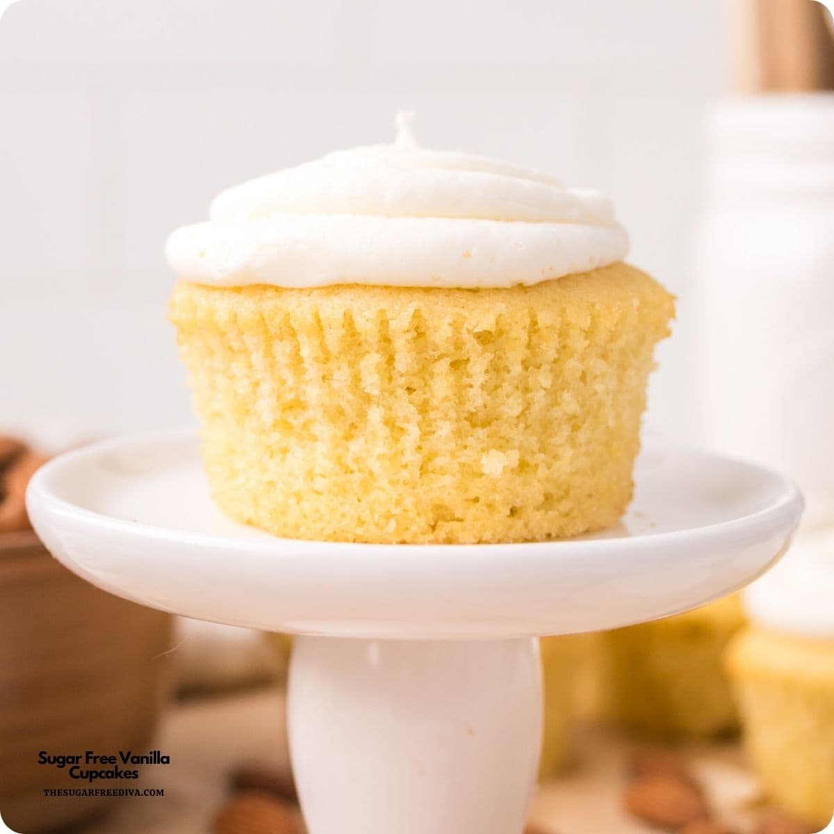 Indulge guilt-free with our moist and fluffy sugar free vanilla cupcakes! An easy no added sugar recipe delivering a bakery quality dessert. Indulge guilt-free with moist and fluffy sugar free vanilla cupcakes! An easy no added sugar recipe delivering a bakery quality dessert.