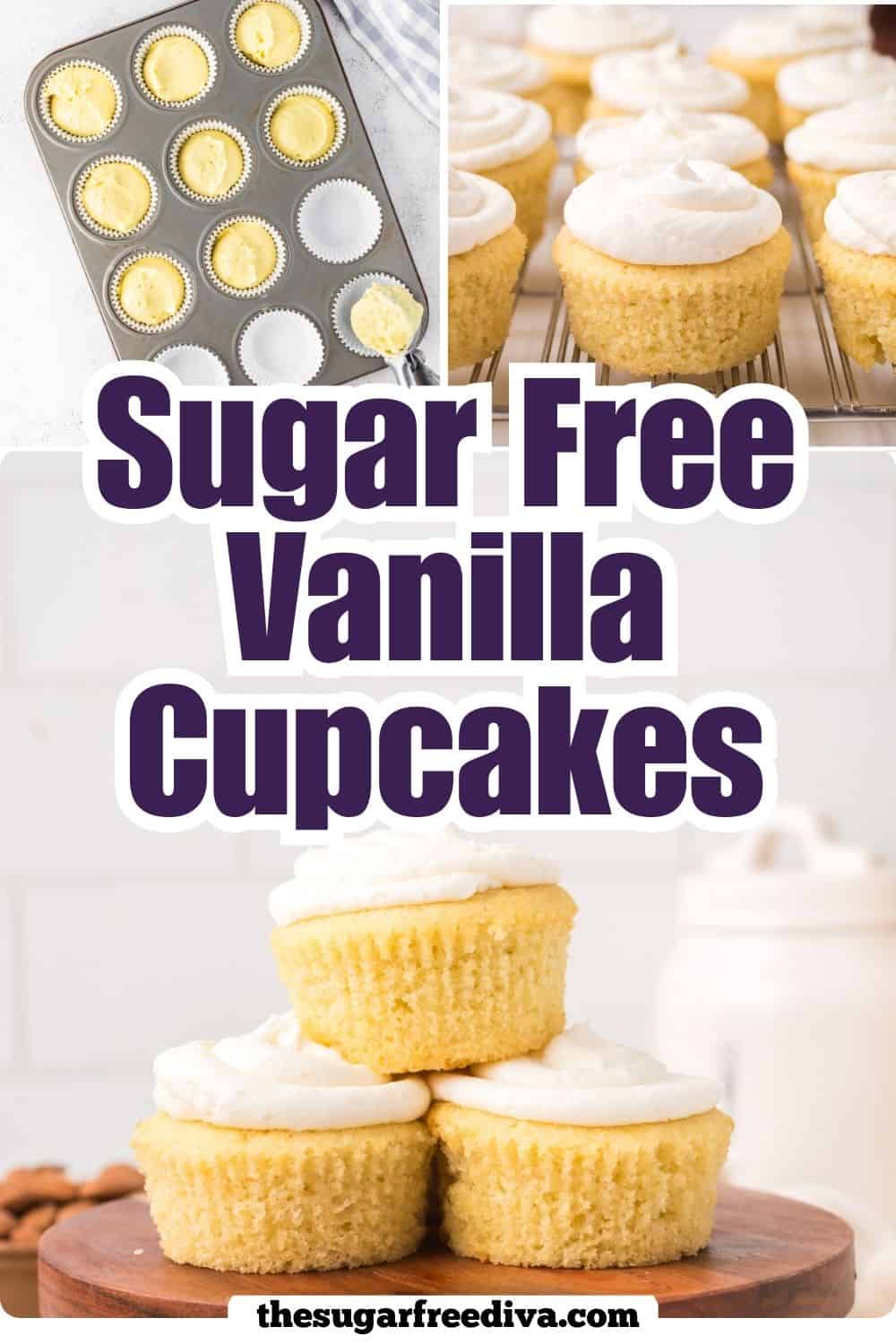 Indulge guilt-free with our moist and fluffy sugar free vanilla cupcakes! An easy no added sugar recipe delivering a bakery quality dessert. Indulge guilt-free with moist and fluffy sugar free vanilla cupcakes! An easy no added sugar recipe delivering a bakery quality dessert.
