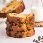 Sugar Free Chocolate Chip Pumpkin Bread
