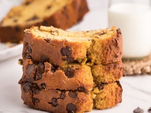 Sugar Free Chocolate Chip Pumpkin Bread