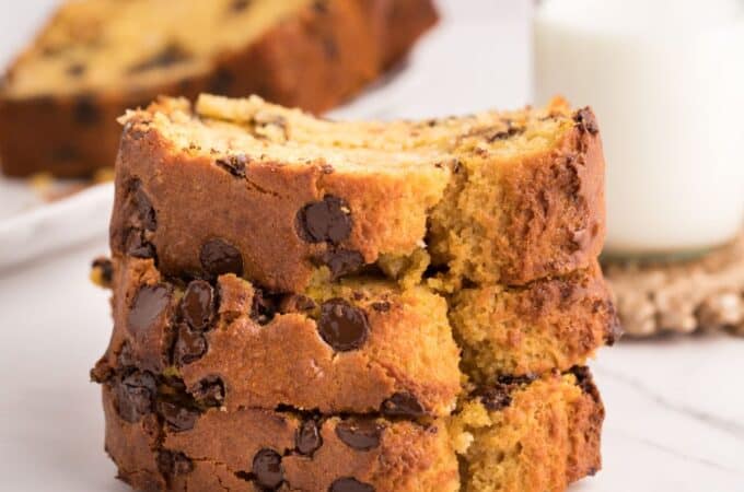 Sugar Free Chocolate Chip Pumpkin Bread