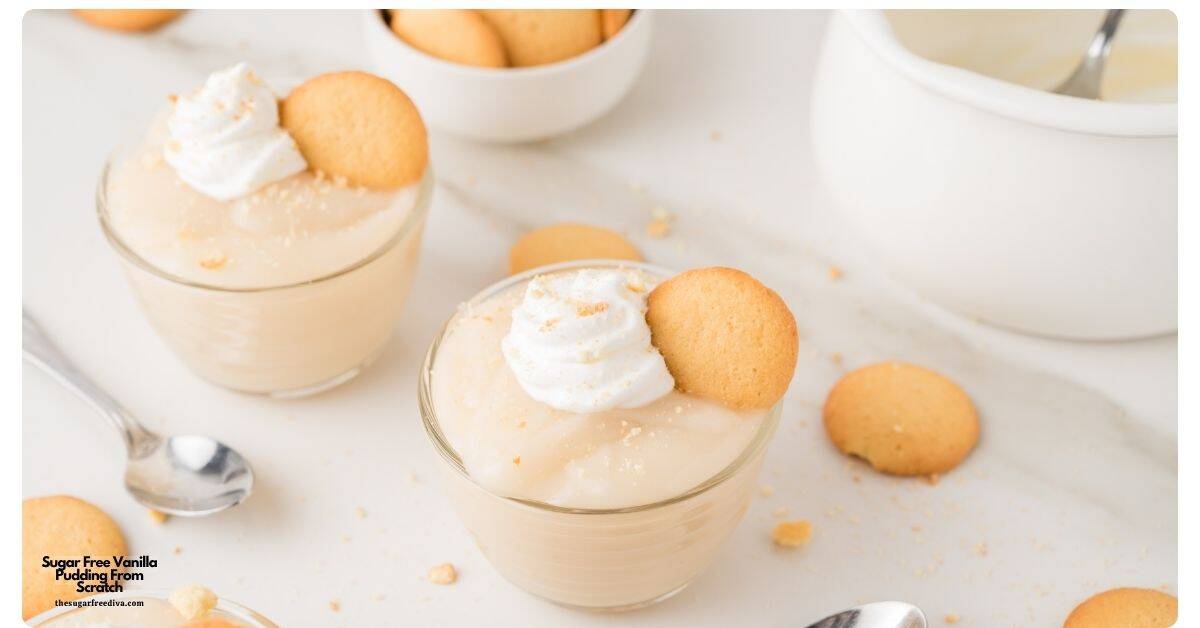 Sugar Free Vanilla Pudding From Scratch, an easy no added sugar recipe made with simple ingredients. Smooth, rich, and easy to make! Sugar Free Vanilla Pudding From Scratch, an easy no added sugar recipe made with simple ingredients. Smooth, rich, and easy to make!
