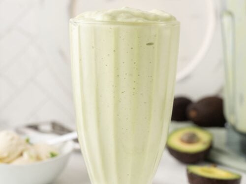3 Ingredient Avocado Milkshake (No Sugar!)
