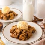No Added Sugar Snickerdoodle Cobbler