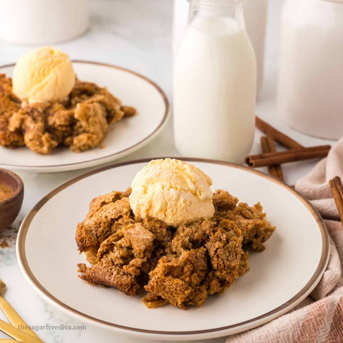 No Added Sugar Snickerdoodle Cobbler is an easy dessert recipe with a buttery cobbler base and sweet cinnamon snickerdoodle topping. No Added Sugar Snickerdoodle Cobbler is an easy dessert recipe with a buttery cobbler base and sweet cinnamon snickerdoodle topping.