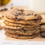 Sugar Free Chocolate Chip Banana Bread Cookies