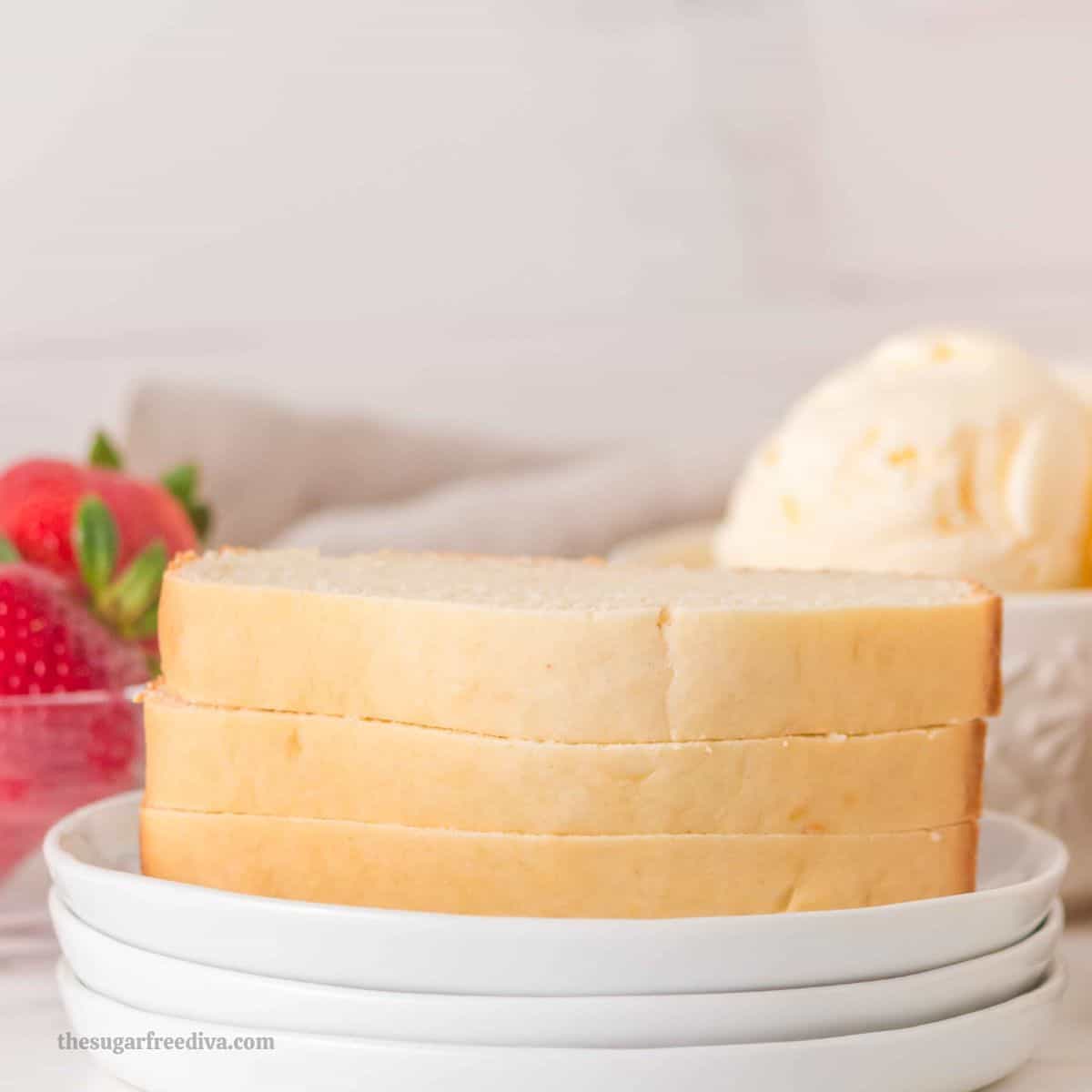 Sugar Free Ice Cream Bread, an easy 4 ingredient no added sugar recipe for a moist and flavorful bread that is perfect for enjoying for breakfast, dessert, or as a snack. Sugar Free Ice Cream Bread, an easy 4 ingredient no added sugar recipe for moist and flavorful bread, for breakfast, dessert, or as a snack.