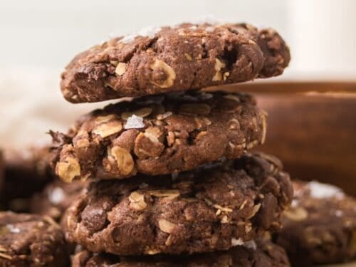 Sugar Free Double Chocolate Oatmeal Cookies