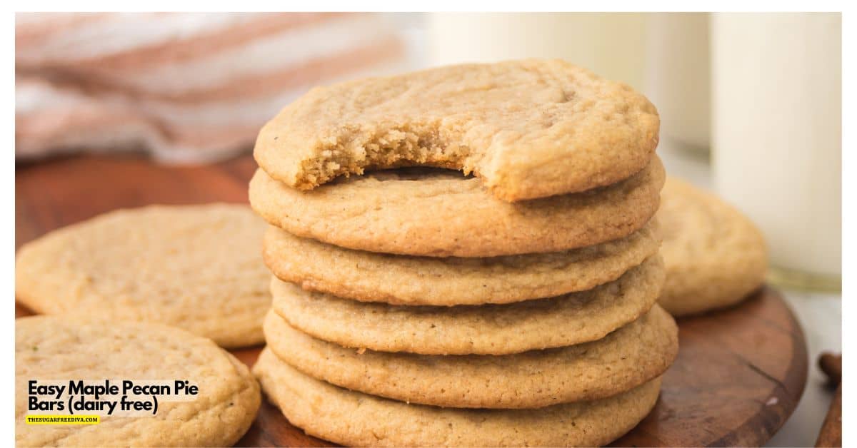 Sugar Free French Toast Cookies are soft, cinnamon-spiced, and topped with classic breakfast flavors. An easy no added sugar cookie recipe everyone will love.